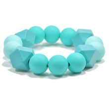 Load image into Gallery viewer, GEOMETRIC WOOD STRETCH BRACELET

