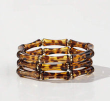 Load image into Gallery viewer, 3 Stack Color Bracelets and Earrings
