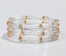 Load image into Gallery viewer, 3 Stack Color Bracelets and Earrings

