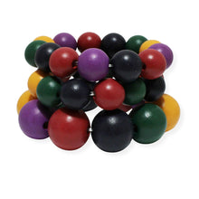 Load image into Gallery viewer, GEOMETRIC WOOD STRETCH BRACELET
