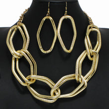 Load image into Gallery viewer, GEOMETRIC DOUBLE METAL NECKLACE
