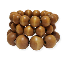 Load image into Gallery viewer, GEOMETRIC WOOD STRETCH BRACELET
