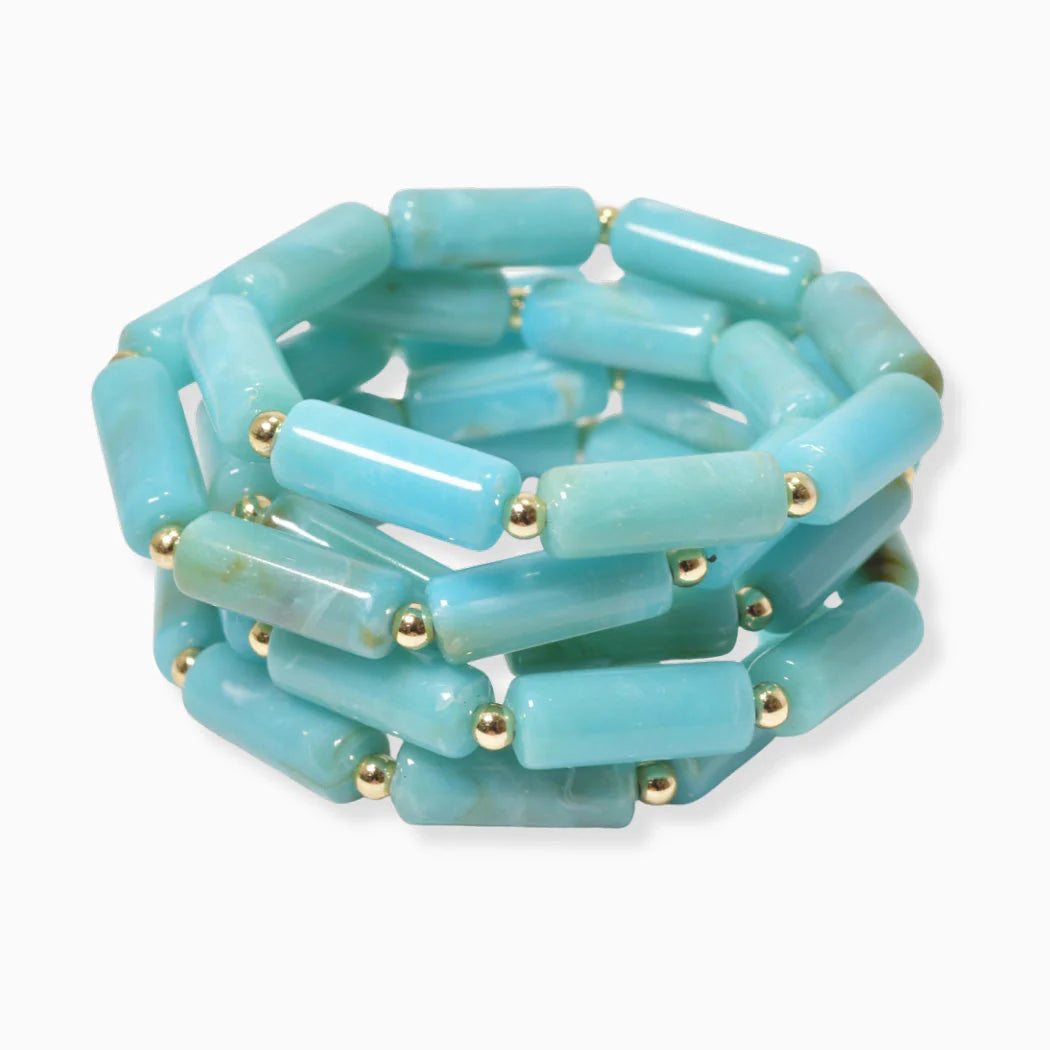 MULTI LAYERED STRETCH BRACELET (Click for More Colors)
